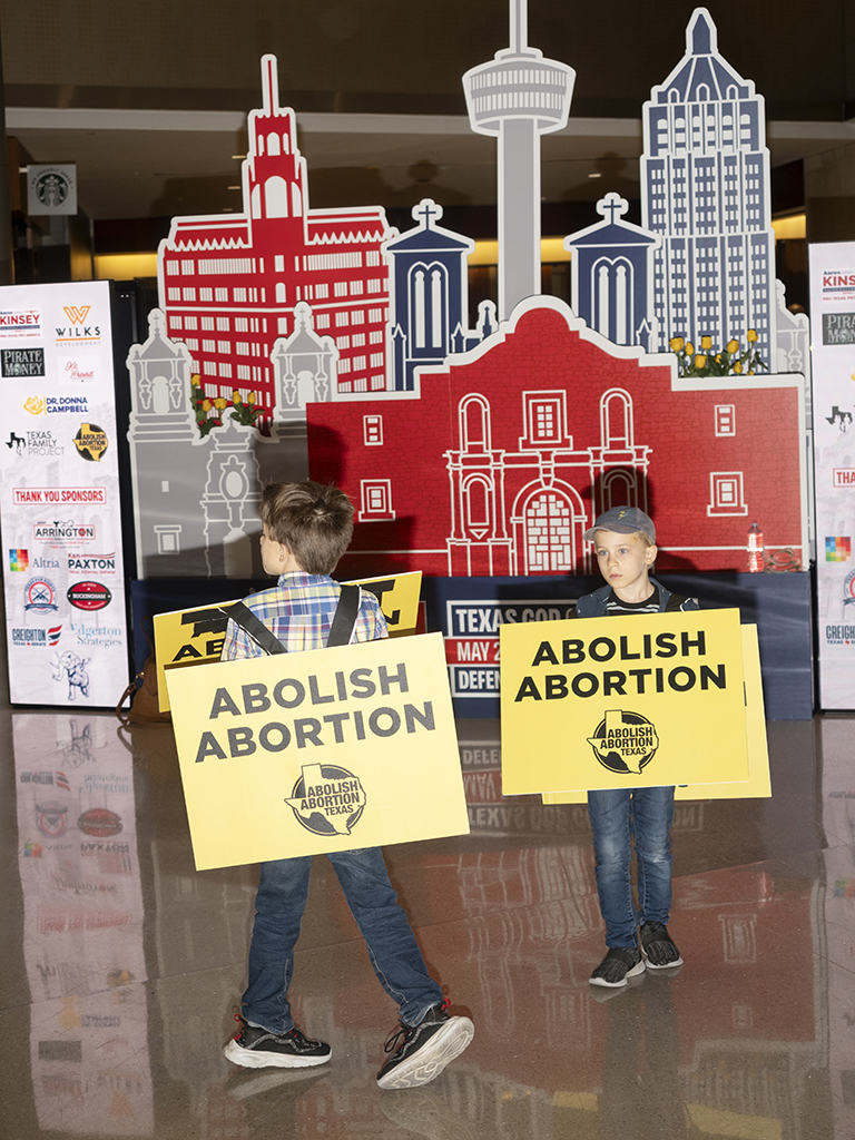 24 Maggio 2024 San Antonio. Convention Repubblicana Dello Stato Del Texas. Bambini Manifestano Contro Laborto Nonostante In Texas Sia Illegale Nella Maggior Parte Dei Casi.jpg